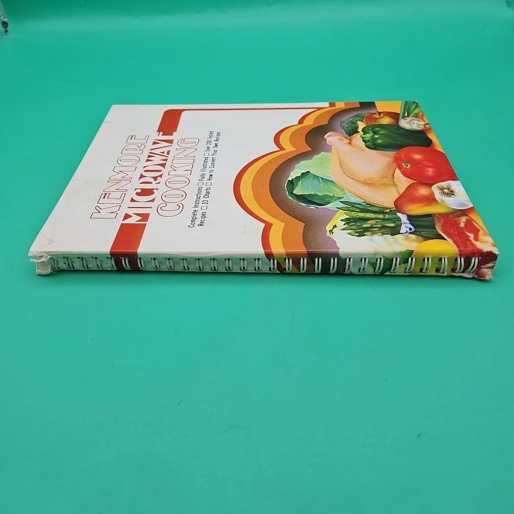 Sears Kenmore Microwave Cooking Spiral Hardcover Cookbook 6th Printing 1983